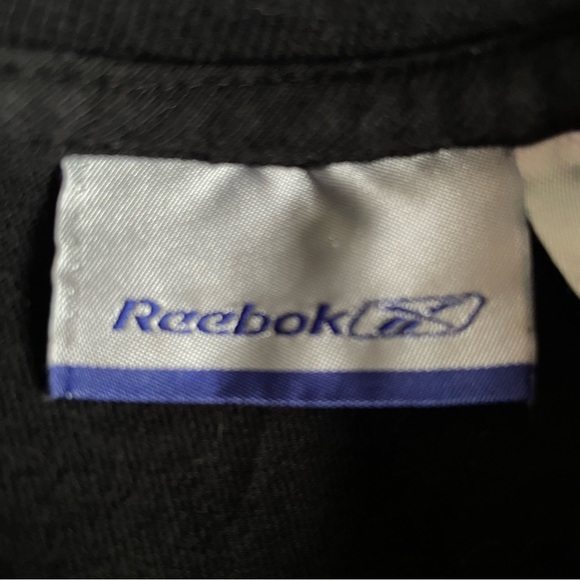 REEBOK Black Sleeveless Jersey Athletic Tank Top - Picture 5 of 5